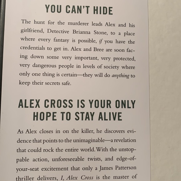 I, Alex Cross by James Patterson - Picture 6 of 6